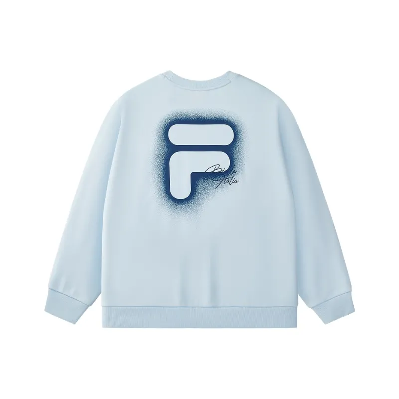 FILA FUSION FOB Series Pullover Sweatshirt Unisex Jelly Blue-2