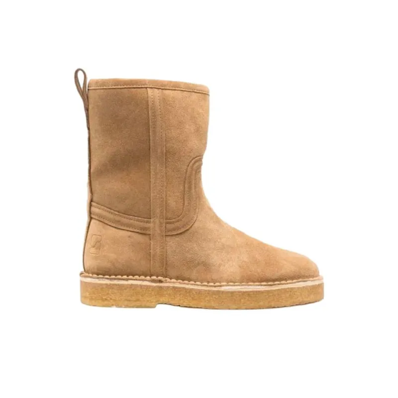 SOEUR Texas Ankle Boots Women's Brown-1
