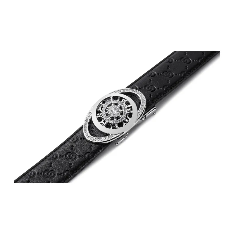 Ace Paul Cow Leather Belt Men's 3.5cm-5