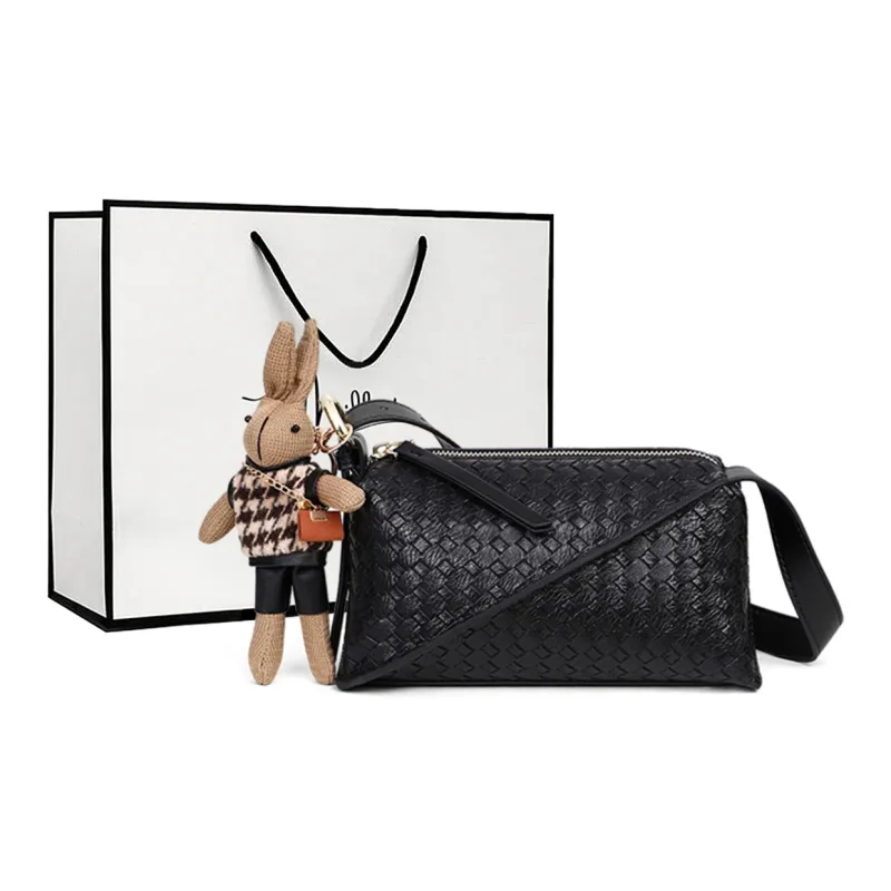 MILLIE'S Cow Leather Underarm Shoulder Bag, Crossbody Bag Regular Women's Black-0
