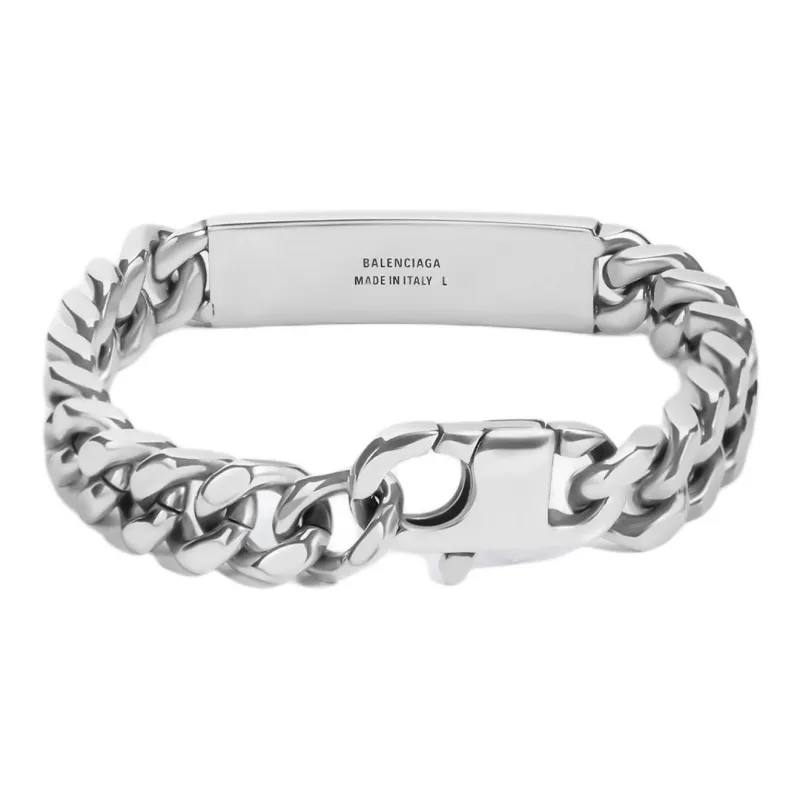 Balenciaga Brass Bracelets Women's Silver-1