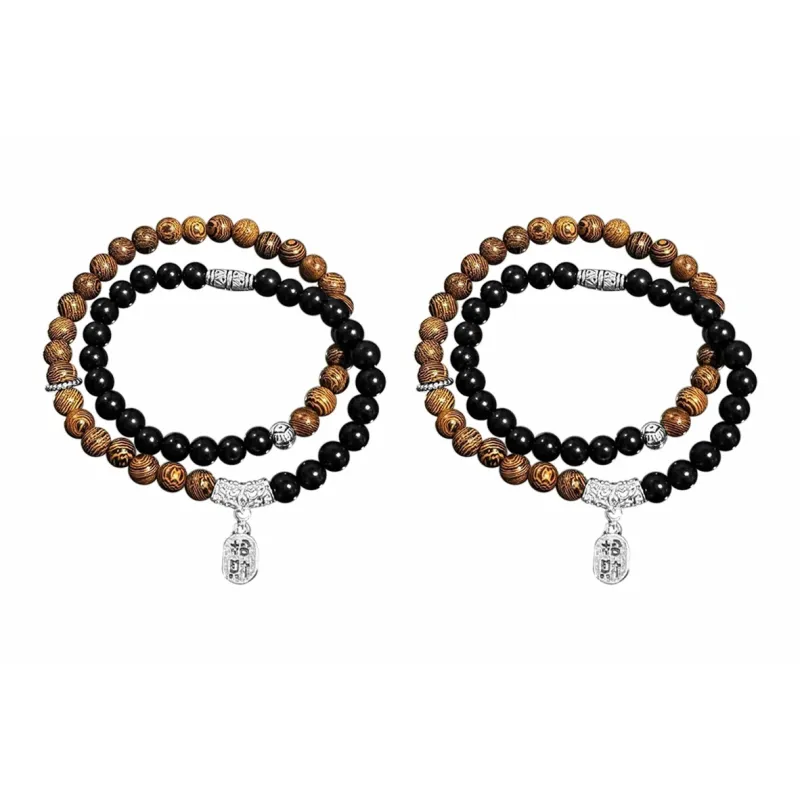 Muyan Wooden Bracelets Unisex-3