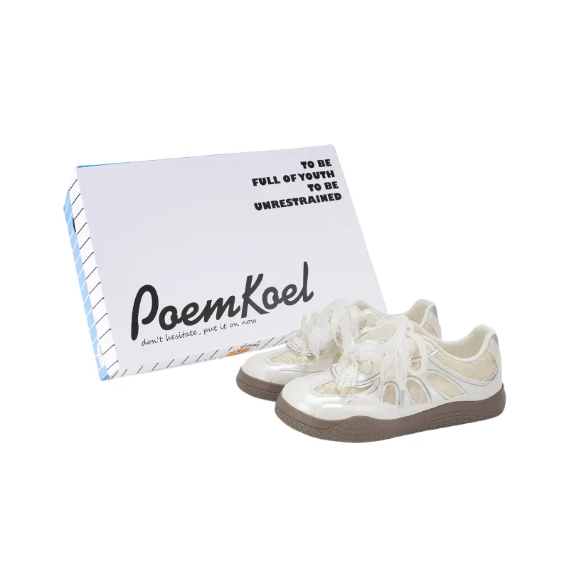 POEM KOEL Wear resistant And Lightweight Low Top Skateboard Shoes Women's-5