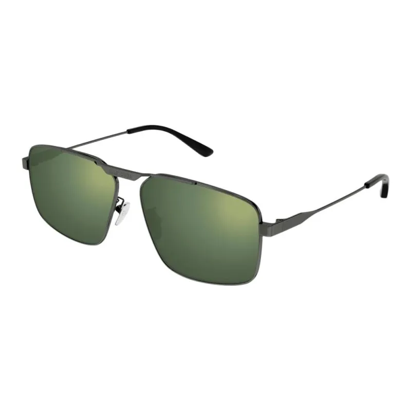 Balenciaga Metal Aviator Sunglasses Men's Black-0