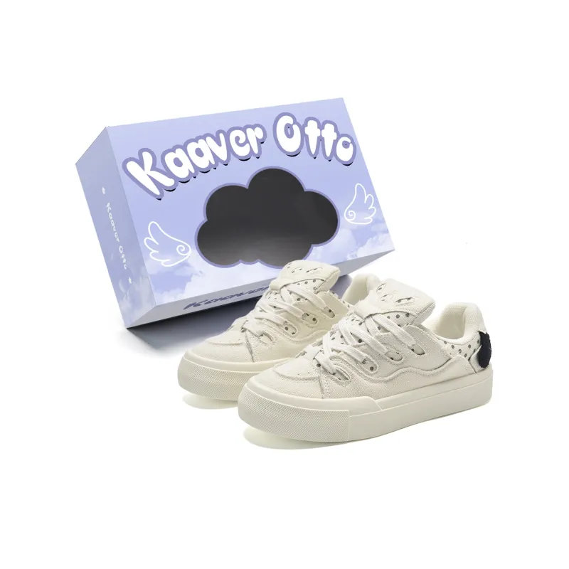 KAAVER OTTO Cushioning Abrasion Resistant Breathable Skateboard Shoes Women's-8
