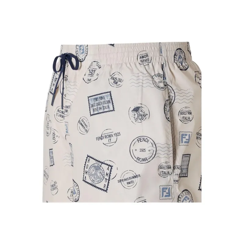 FENDI SS25 Swimming Shorts Men's White-2