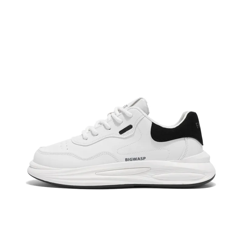 BIGWASP Slip Resistant, Abrasion Resistant, Height Increasing, Lightweight Low Top Casual Shoes Men's-0