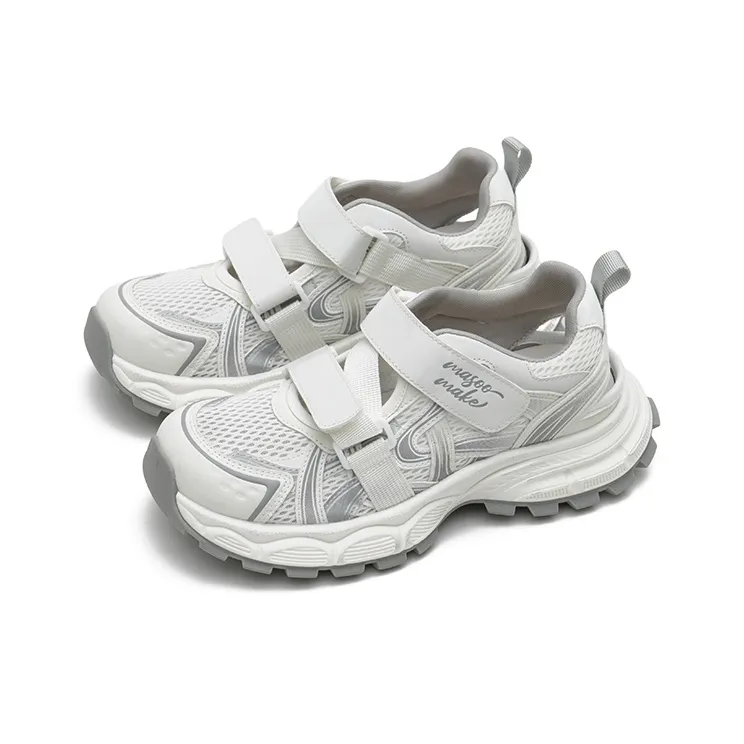 MASOOMAKE Breathable Lightweight Height Increasing Low Top Chunky Sneakers Women's-1