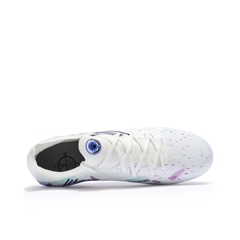 KELME Ji Di 5.0 MG Multi Ground Cushioning Support Slip Resistant Soccer Shoes Unisex White Multicolor-6