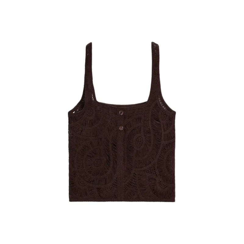 Massimo Dutti Camisoles Women's Red-1