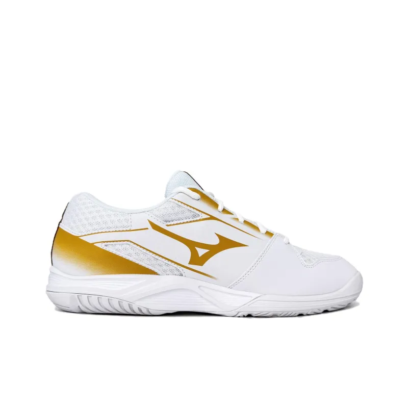Mizuno Cushioning Breathable Balance Impact Resistant Low Top Training Shoes Unisex White Yellow-1