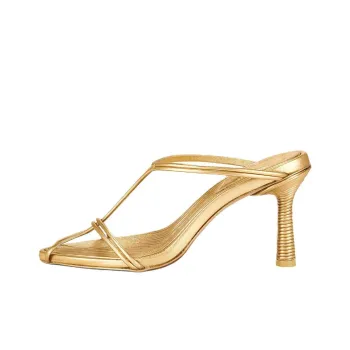 CULT GAIA Slide Slippers 9cm Women's Gold
