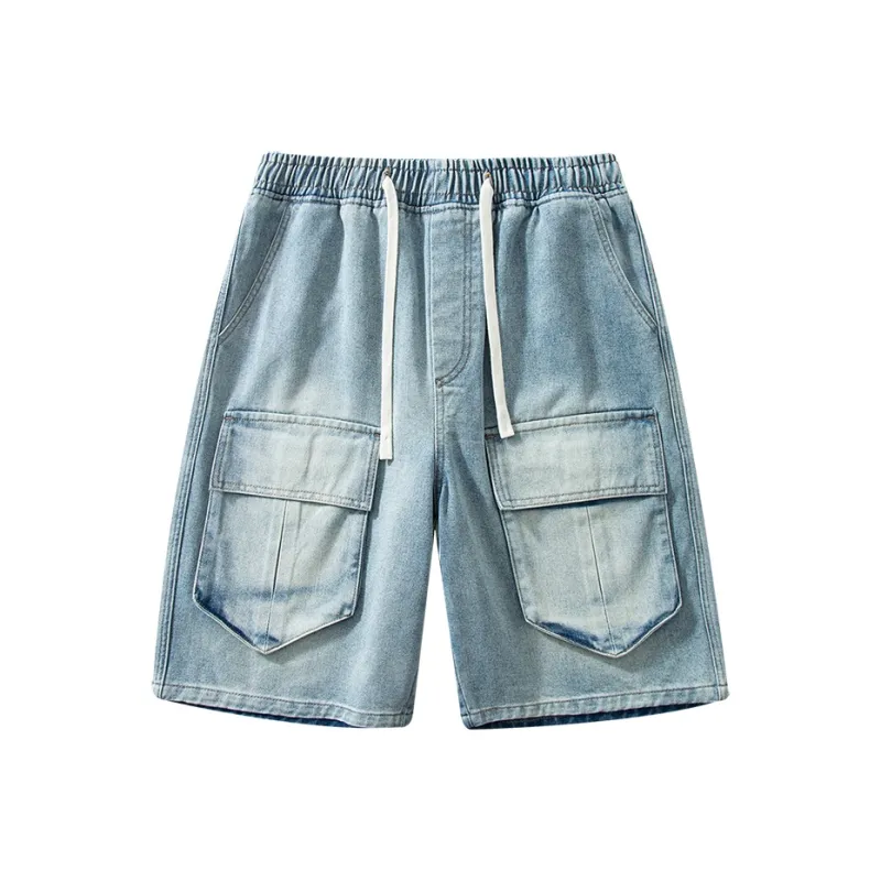 AMBER LIGHT Denim Shorts Unisex-6