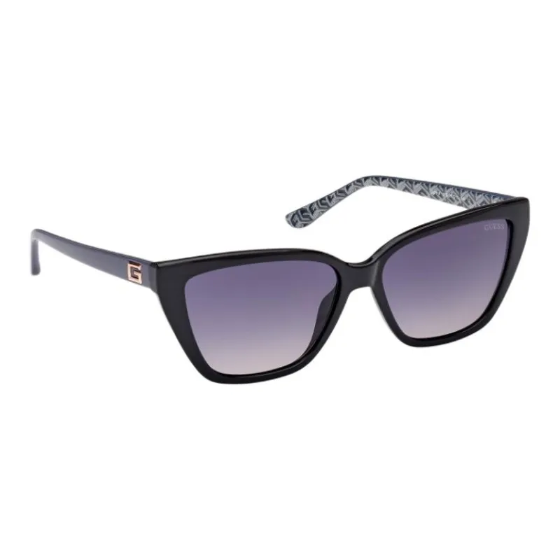 GUESS Injection Cat Eye Sunglasses Women's Black-1