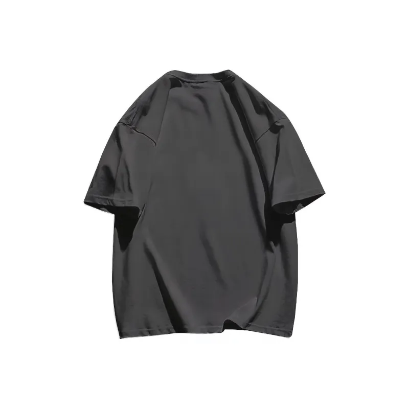 Cotton Shopping Drop Shoulder Sleeve T Shirt Unisex-13