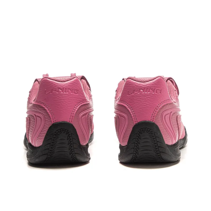 LiNing Film Pulse Slip Resistant, Abrasion Resistant, Lightweight Low Top Casual Shoes Women's Blossom Peony Pink-5