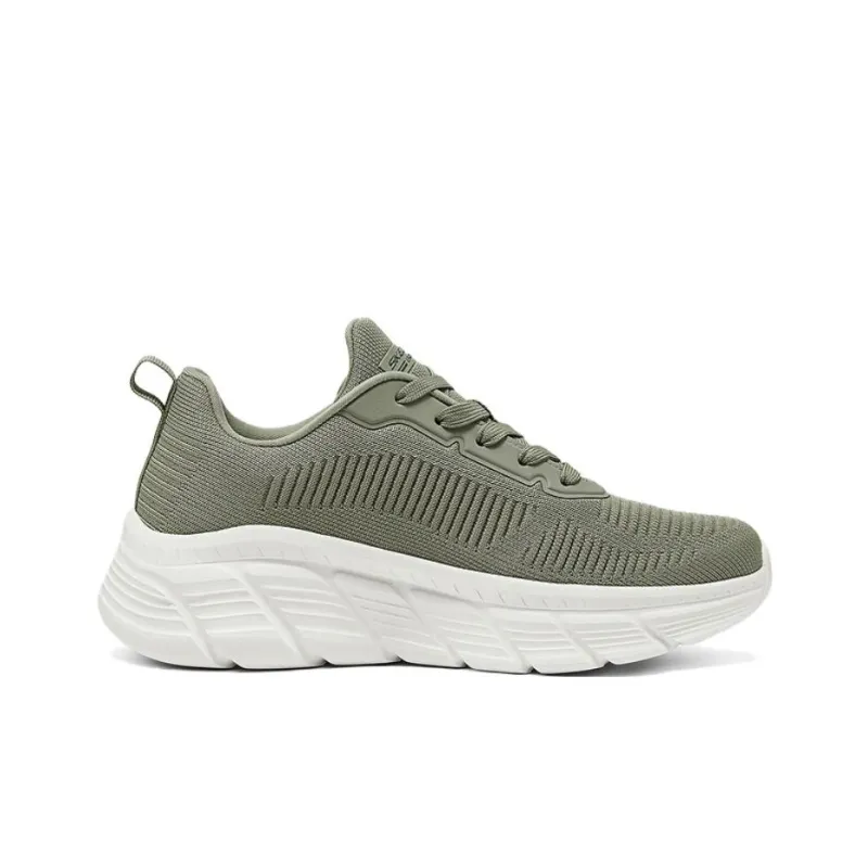 Skechers Low Top Casual Shoes Women's Olive Green-1