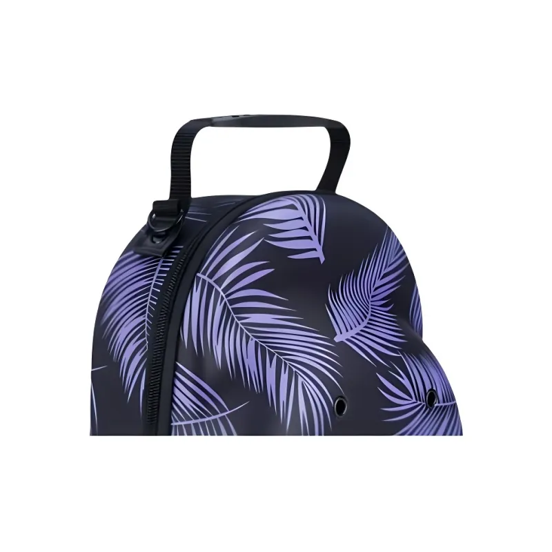 New Era Neoprene Handbag Unisex Black & Purple-4