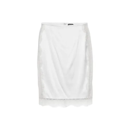 TF SS25 Casual Long Skirt Women's Light Gray