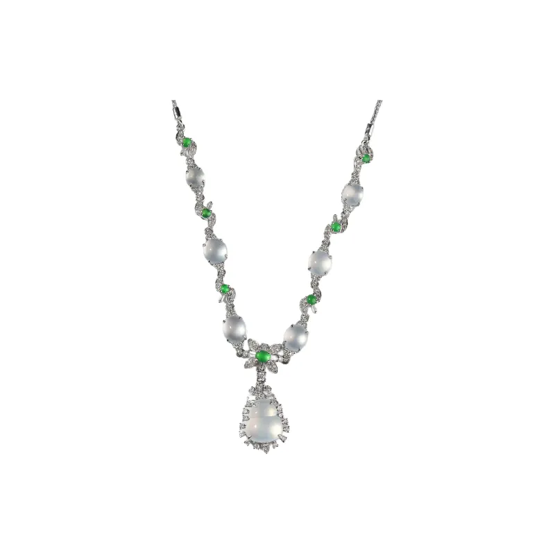 Xiangyan Ice Type Jadeite Necklaces Women's-0