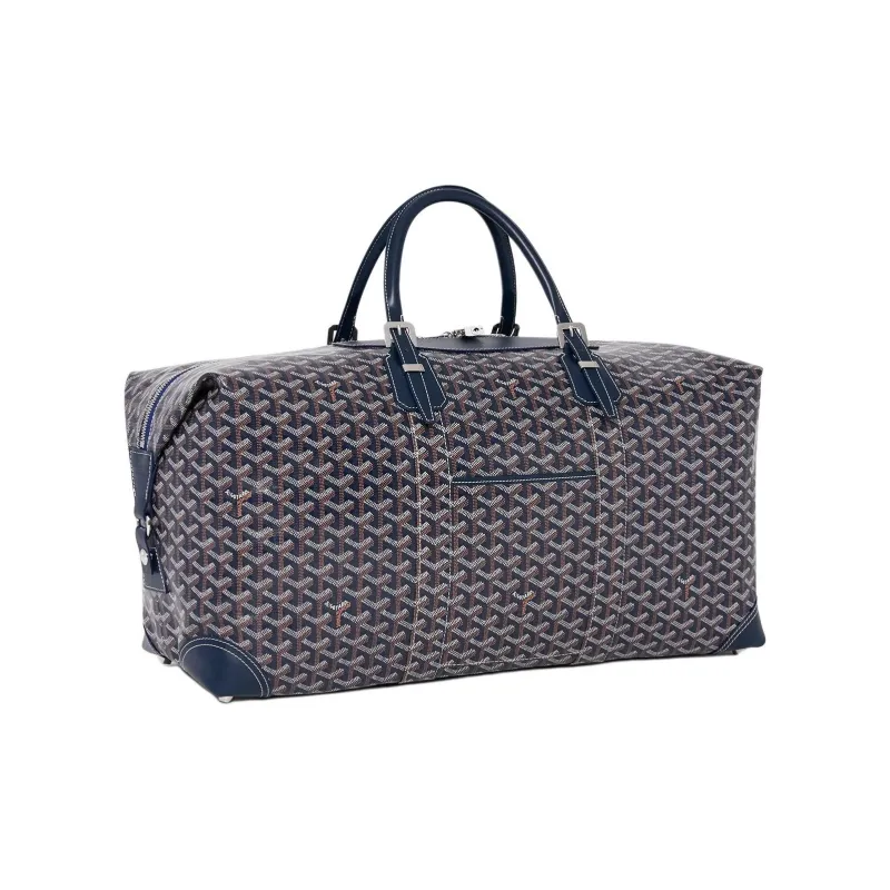GOYARD Bowling55 Canvas Travel Bag Unisex Dark Blue-1