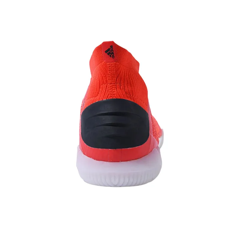 Adidas Predator 19+ IC/IN Anti Slip Wear Resistant Soccer Shoes Men's Red-3