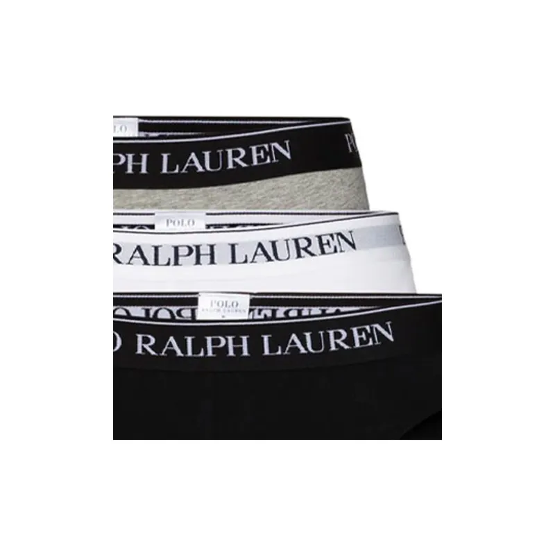 Polo Ralph Lauren Logo Band Three-Pack Briefs-1