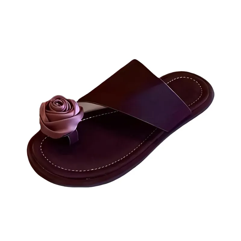 Puppytown Rubber Sole Slip Resistant Abrasion Resistant Slide Slippers Women's-0