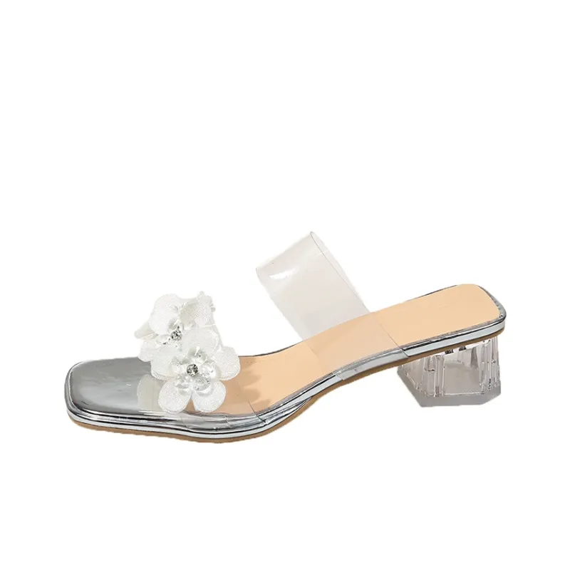 Puppytown Rhinestone Slip Resistant Abrasion Resistant Slide Slippers Women's-5
