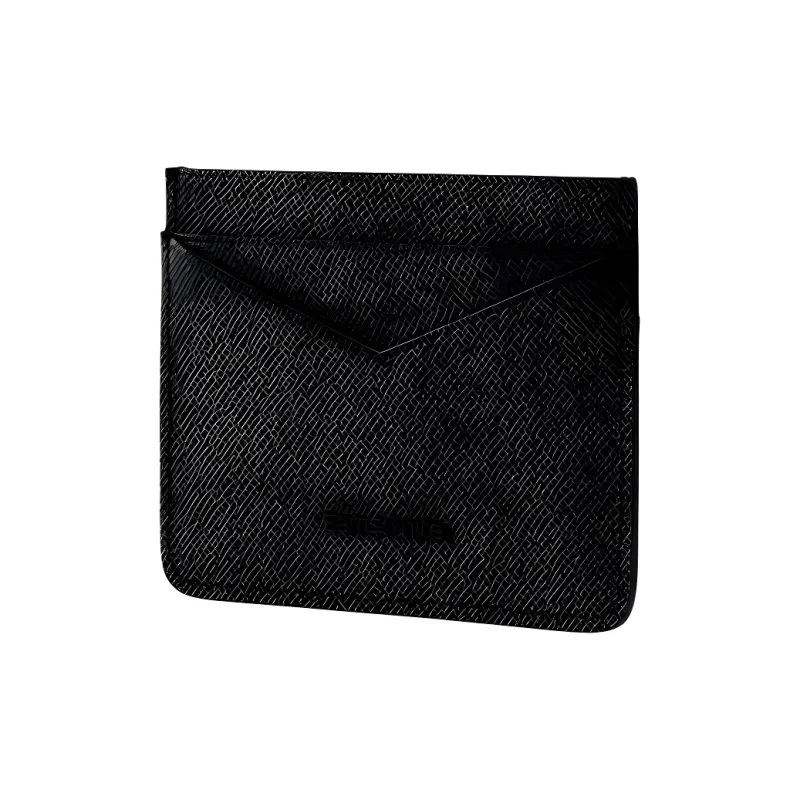 SAMSONITE Cow Leather Card Holder Men's Black-1