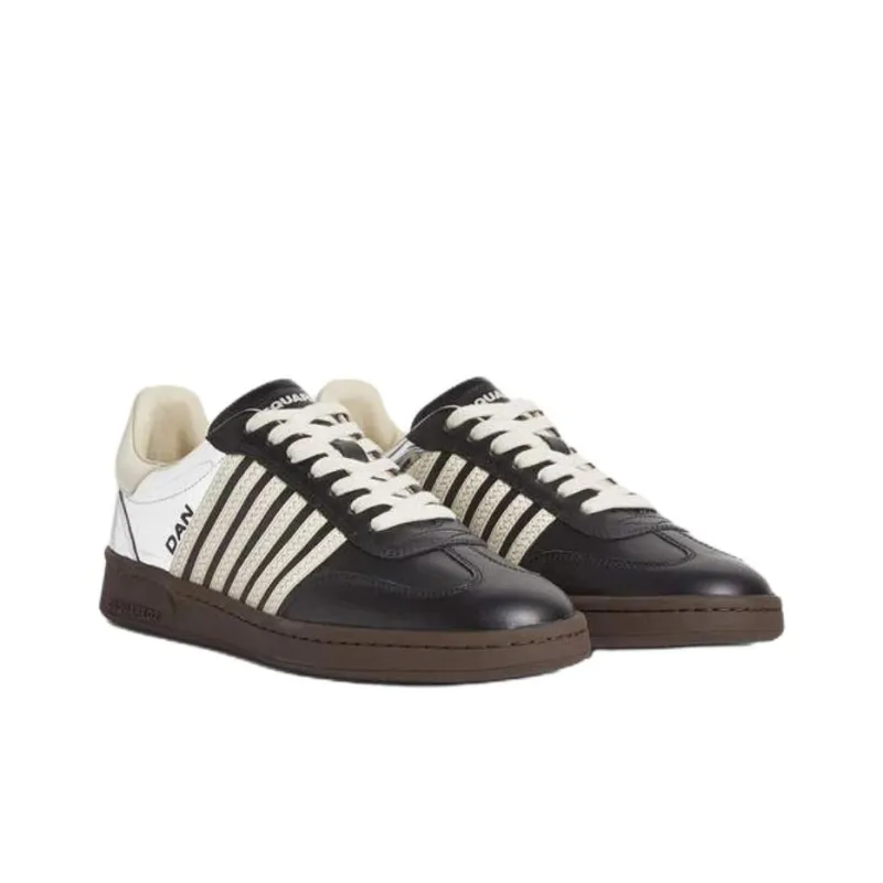 DSQUARED 2 Boxer Low Top Skateboard Shoes Women's Black-2