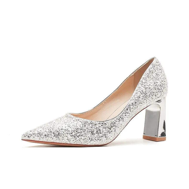 TADSW Chunky Heel High Heels Women's-0