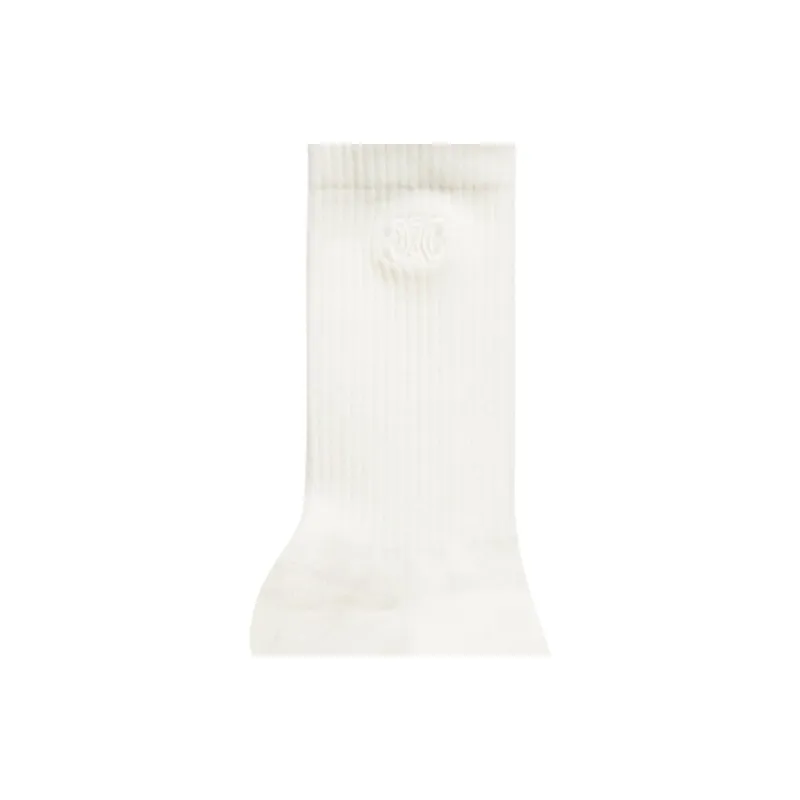 CELINE Knee-High Socks Women's White-2