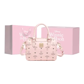 Disney Winnie The Pooh Series PVC Heart Fragrance Print Disney Bag Crossbody Bag, Shoulder Bag, Handbag Women's Pink