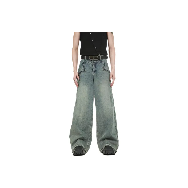 WHELVE Jeans Unisex Blue-0