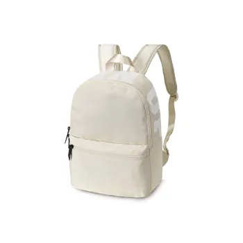 TURN UP Polyester Backpacks Regular Unisex Ecru