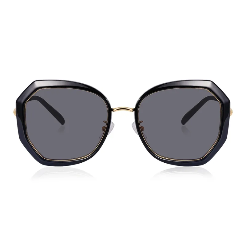 VEGOOS Metal TR90 Nickel Alloy Irregular Shape Sunglasses Women's-1
