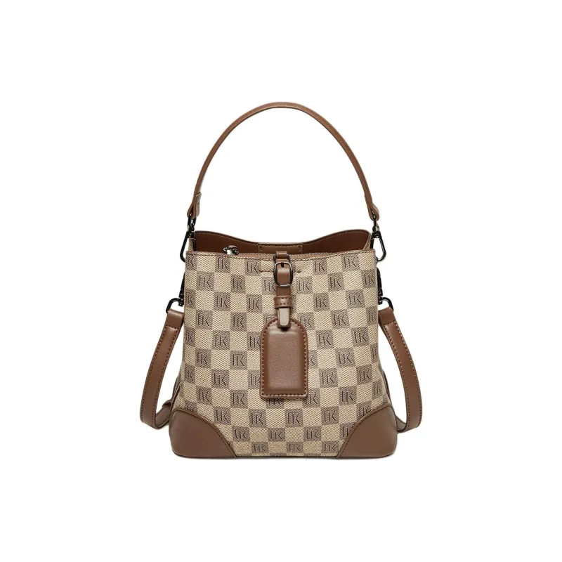 Narandu PVC With Synthetic Leather Mommy Bag One Shoulder Handbag Medium Size Women's Khaki/Beige Yellow-0