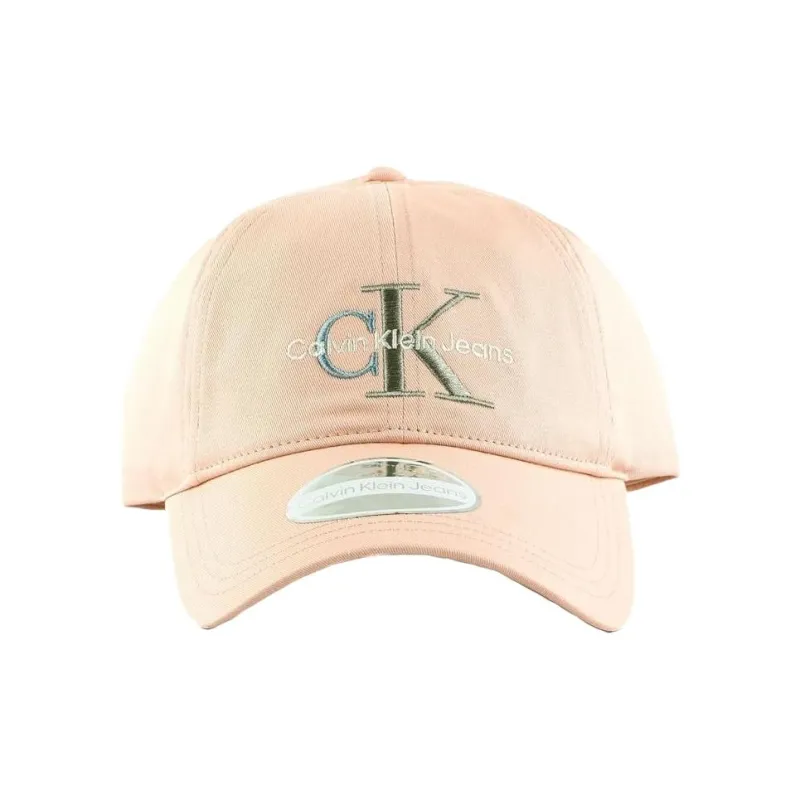 CALVIN KLEIN Cotton Baseball Caps Unisex Pink-0