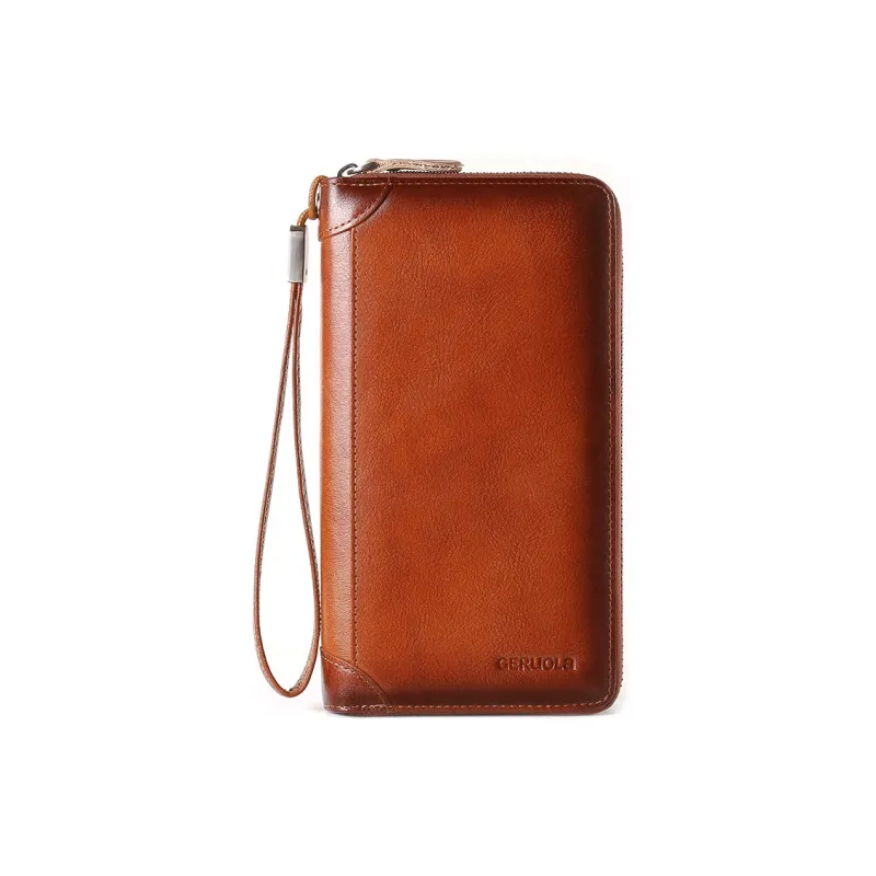 Gorora Top Grain Cow Leather Anti Skimming, Practical Card Holder Regular Unisex Multicolor-20