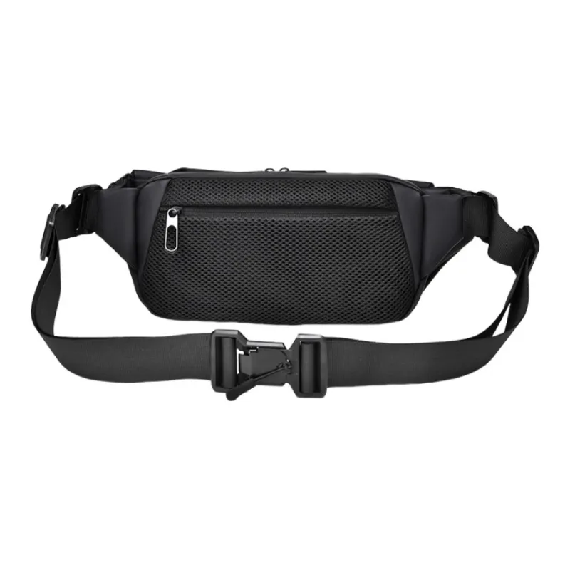 Jeep PVC Crossbody Bag Men's Black-1