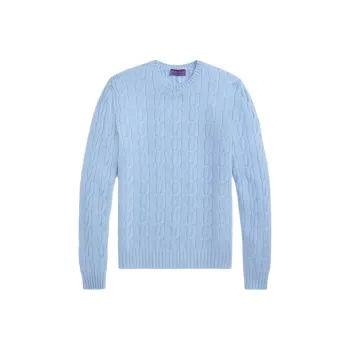 Ralph Lauren Purple Label Cashmere Sweater Men's Sky Blue