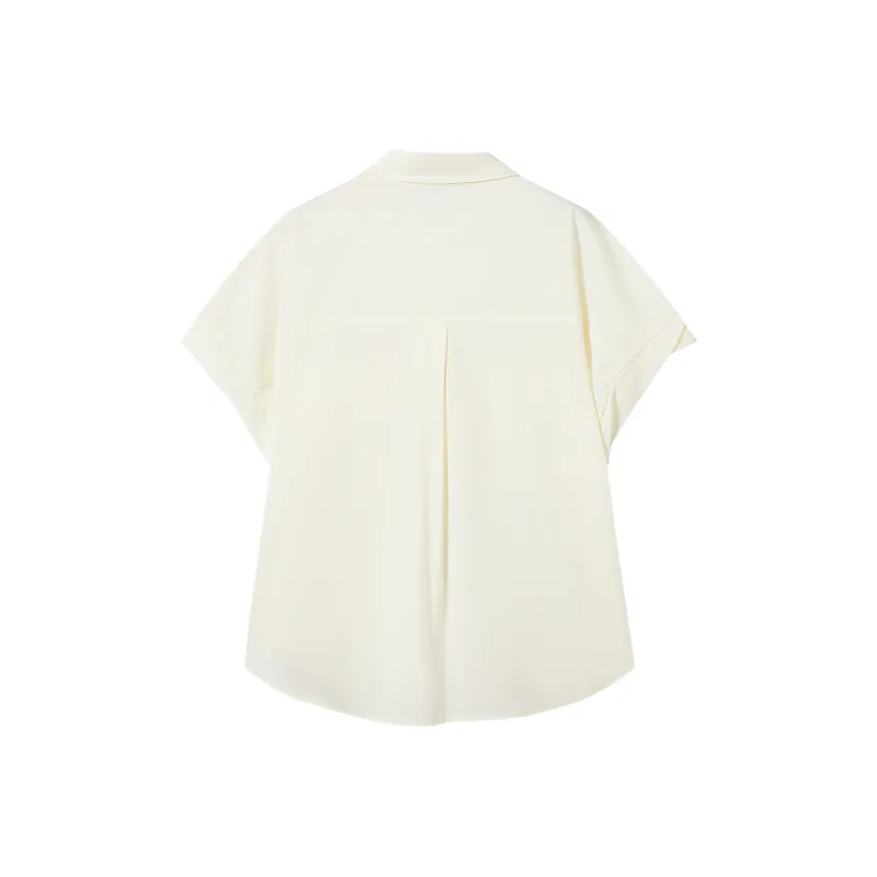 DIALOGUE Shirts Women's Cream Yellow-1