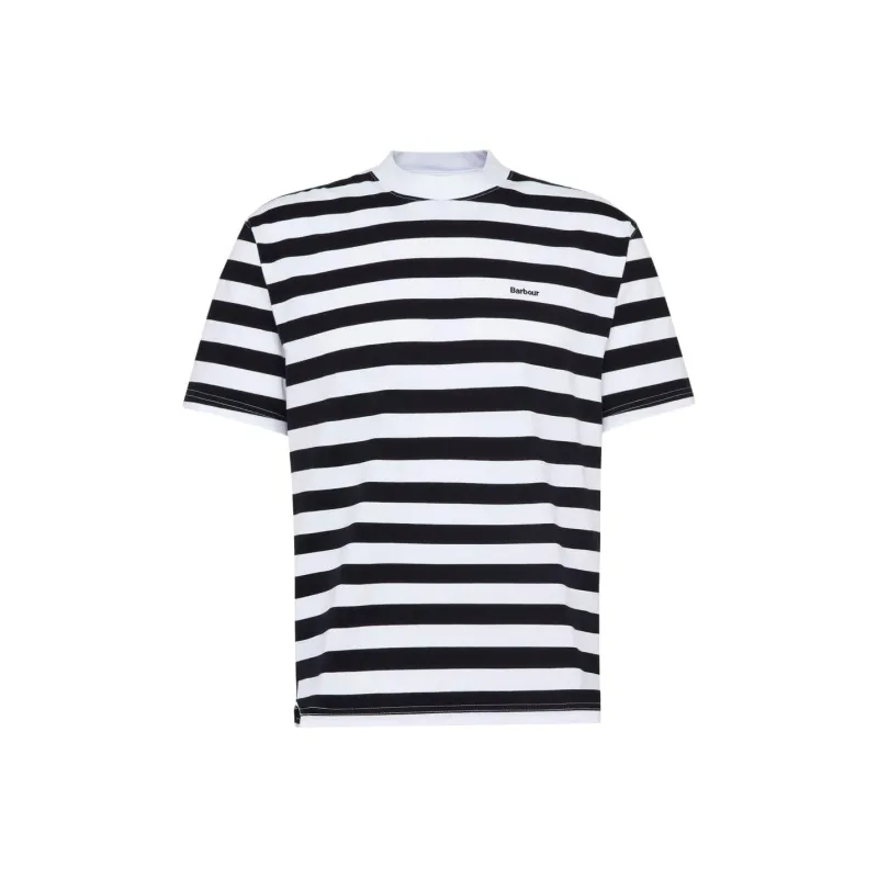 BARBOUR SS25 T Shirt Men's Black White-0