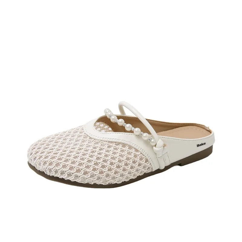 BAKE Rubber Sole Abrasion Resistant Slip Resistant Odor Resistant Closed Toe Slippers Women's-9