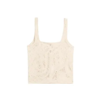 Massimo Dutti Camisoles Women's Ecru