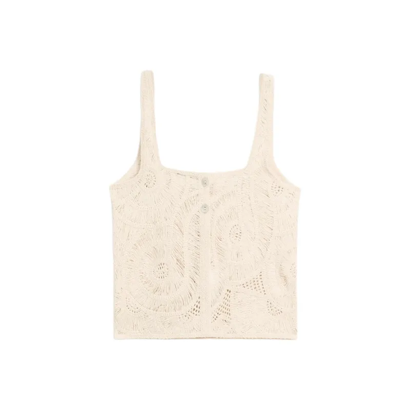 Massimo Dutti Camisoles Women's Ecru-0