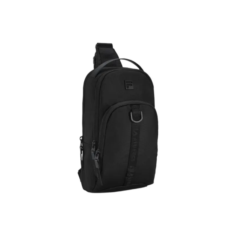 FILA Fitness Series Fabric Sling Bag Men's Pitch Black-2