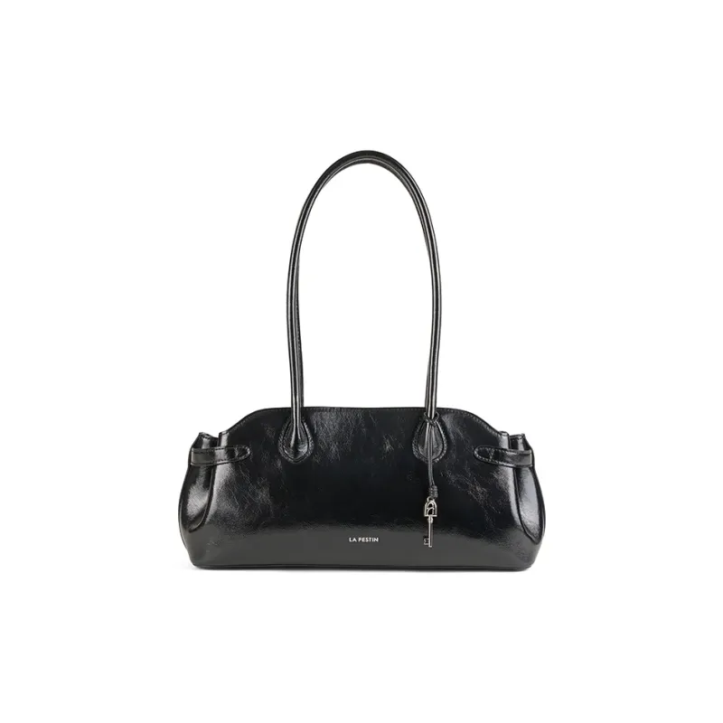 LA FESTIN Top Grain Cow Leather Baguette Bag Shoulder Bag Medium Size Women's Multicolor-0