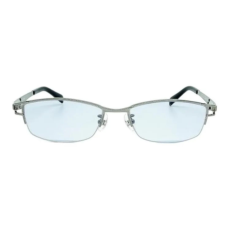 Police Titanium Irregular Shape Sunglasses Men's Silver-1